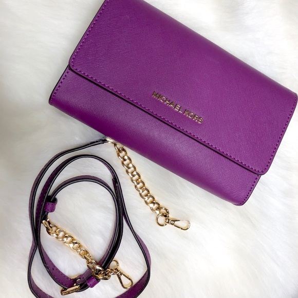 Michael Kors Jet Set Travel 3 In 1 Crossbody Bag - Picture 2 of 6